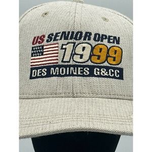 PGA Vintage Hat from 1990s . US Senior Open Des Moines Golf